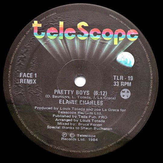 Elaine Charles ‎– Pretty Boys