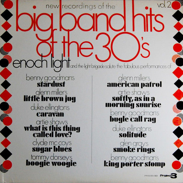 Enoch Light And The Light Brigade ‎– Big Band Hits Of The 30's Vol. 2