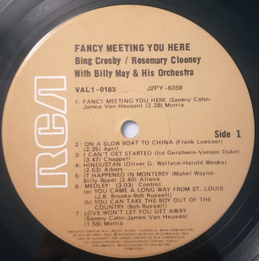 Bing Crosby, Rosemary Clooney – Fancy Meeting You Here