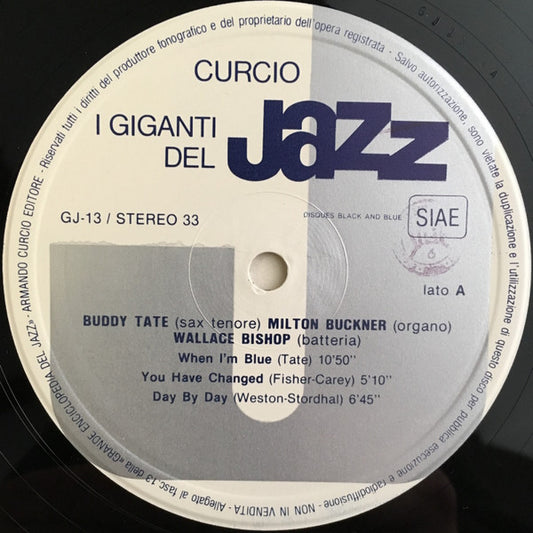 Milton Buckner, Buddy Tate, Wallace Bishop ‎– I Giganti Del Jazz Vol. 13