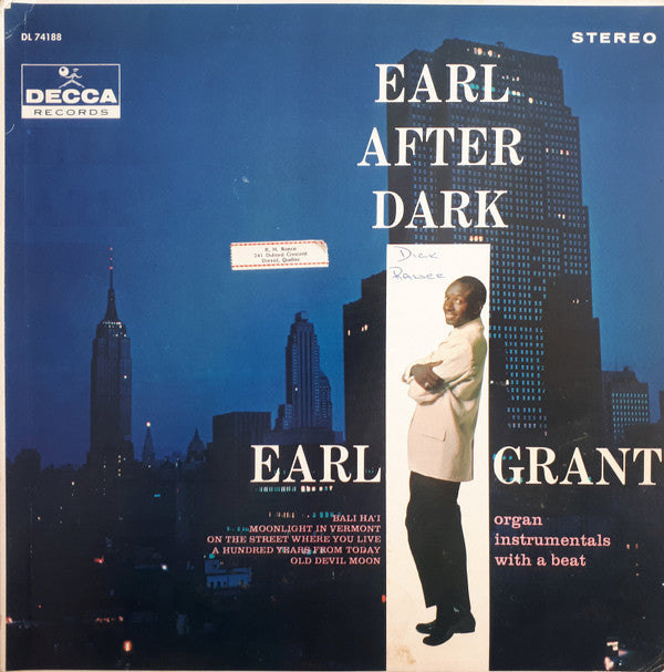 Earl Grant - Earl After Dark (LP, Used)