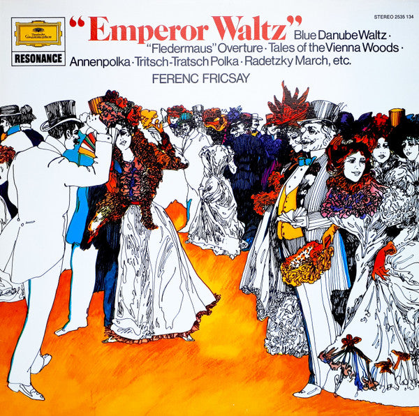 Johann Strauss; Ferenc Fricsay, Berlin Radio Symphony Orchestra ‎– Emperor Waltz (LP, Compilation, Used)