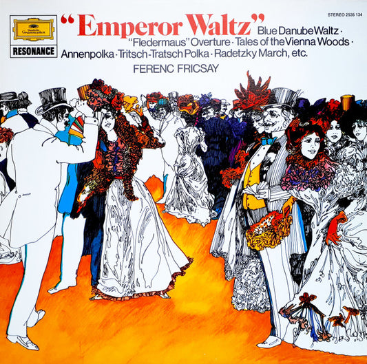 Johann Strauss; Ferenc Fricsay, Berlin Radio Symphony Orchestra ‎– Emperor Waltz (LP, Compilation, Used)