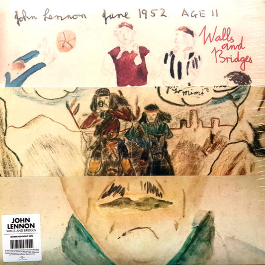 John Lennon Walls and Bridges vinyl record album cover. 