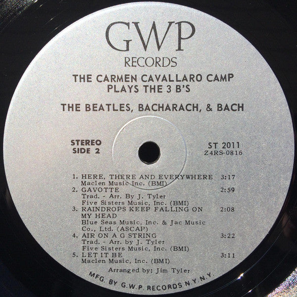 The Carmen Cavallaro Camp ‎– Plays The 3 B's (The Beatles, Bacharach & Bach)