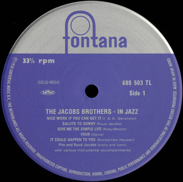 The Jacobs Brothers ‎– In Jazz